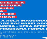 Aula inaugural do Curso de Bacharelado em Agronomia-UFRA ofertado pelo programa Forma Pará