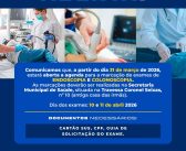 Aberta a agenda para marcação de exames de endoscopia e colonoscopia