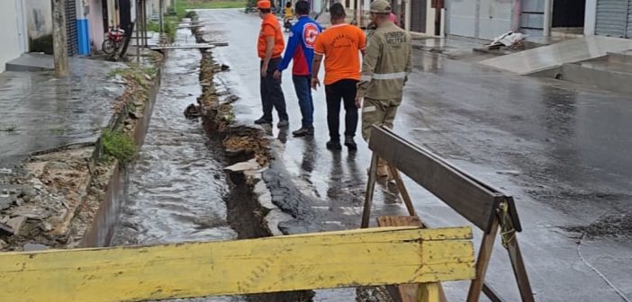 Defesa Civil Estadual realiza visita técnica em Baião para homologação da Situação de Emergência