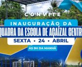 Inauguração da quadra da escola de açaizal centro