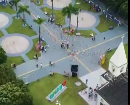Praça Matriz de Santo Antônio de Pádua é reinaugurada em Baião