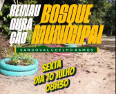 Bosque Municipal Sandoval Coelho Ramos será um espaço de preservação, educação ambiental e lazer para a população
