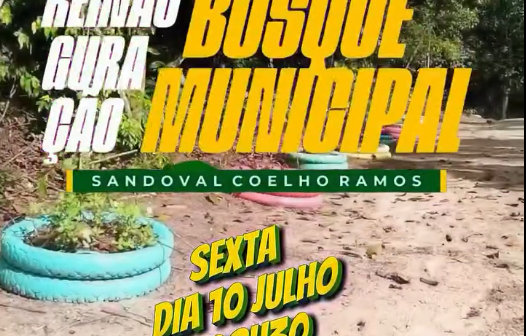Bosque Municipal Sandoval Coelho Ramos será um espaço de preservação, educação ambiental e lazer para a população